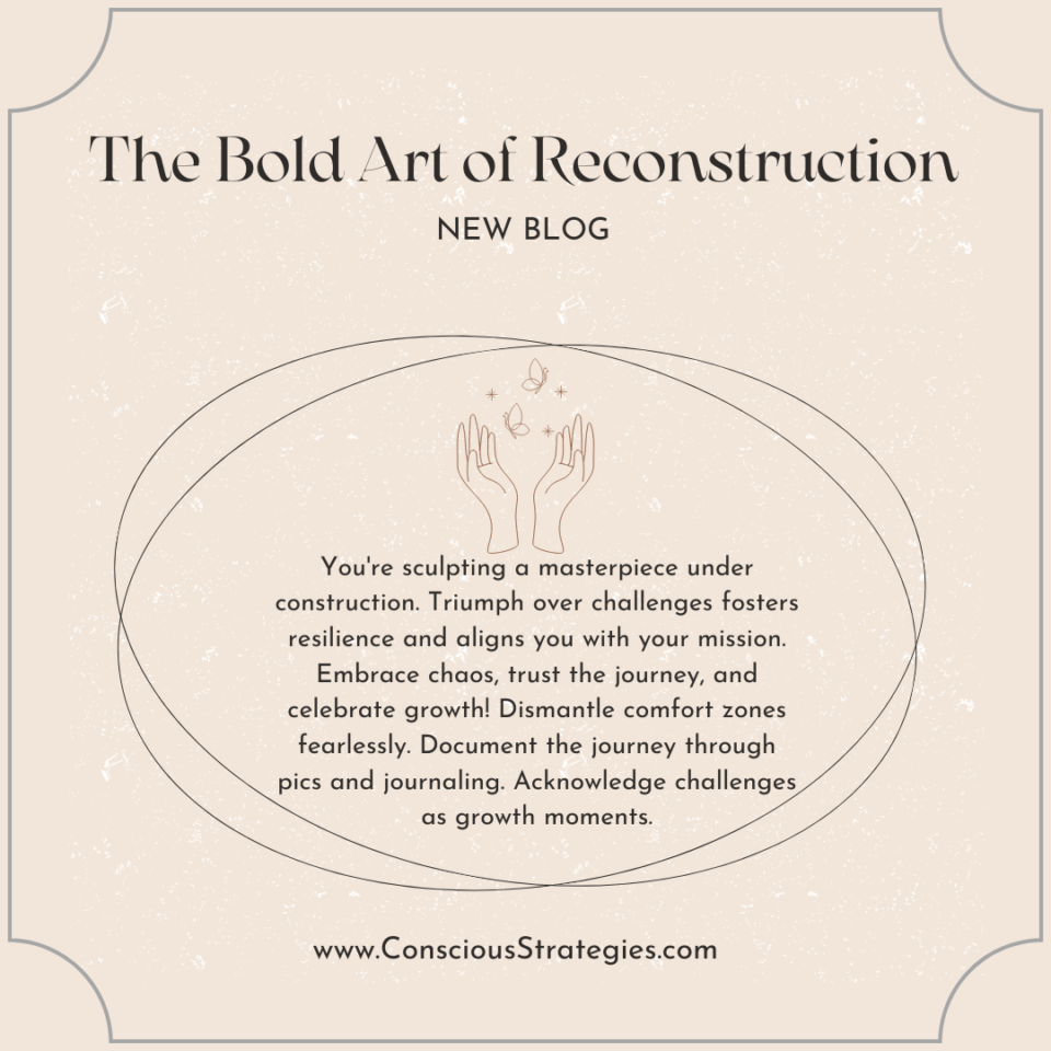 The Bold Art of Reconstruction