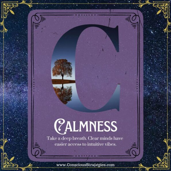 Read more about the article C is for Calmness