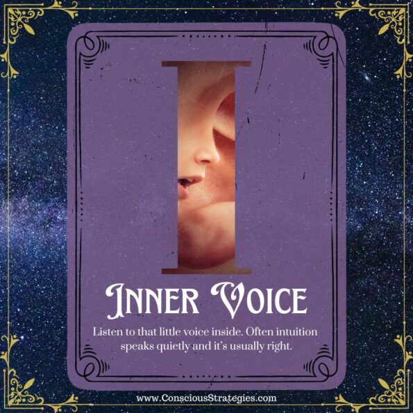 Read more about the article I is for Inner Voice